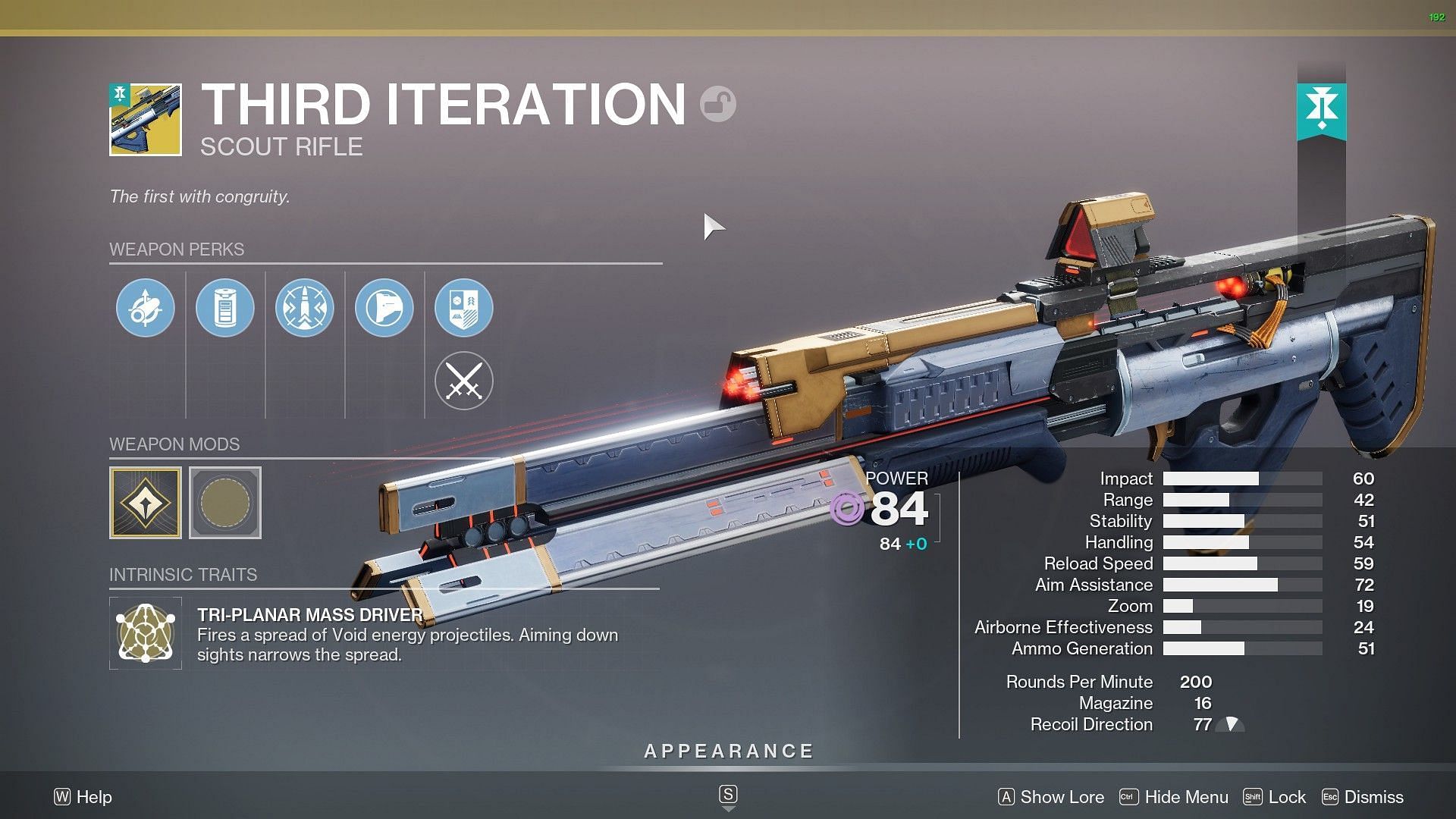 Third Iteration in Destiny 2 (Image via Bungie)